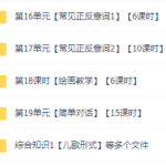 SOLO美国原版幼儿园英语启蒙全套视频课程16-19单元,综合知识1-6岁